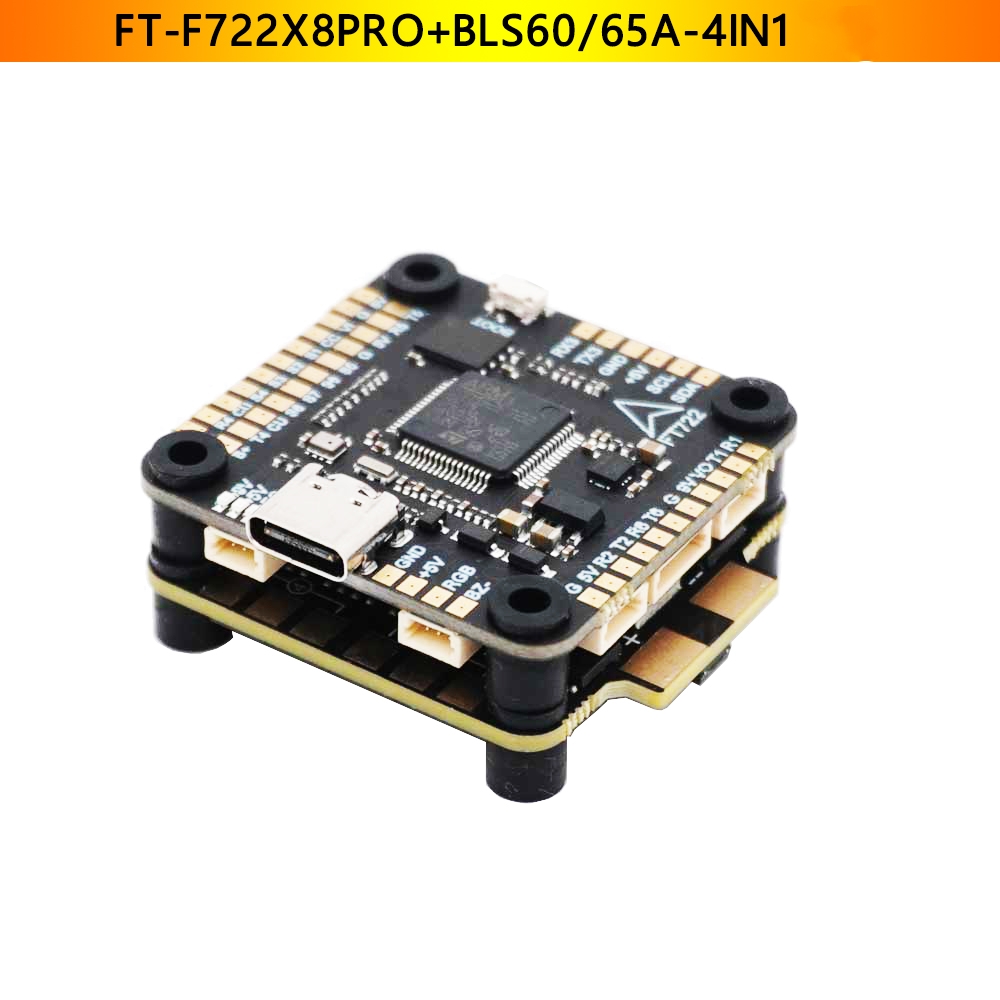 Drone Racing Esc - 60A BLHELI_S 4IN1 3-6S borstelloze ESC