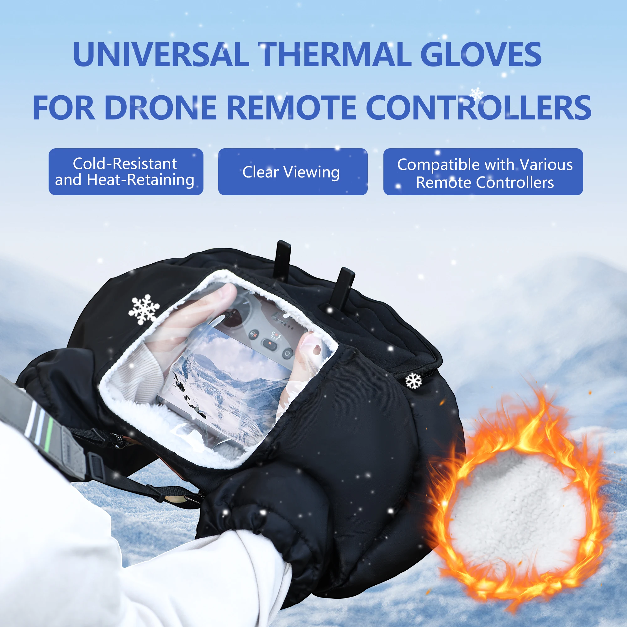 Dji Drone Air 3 - Winter warme handschoenen drone vlucht koude