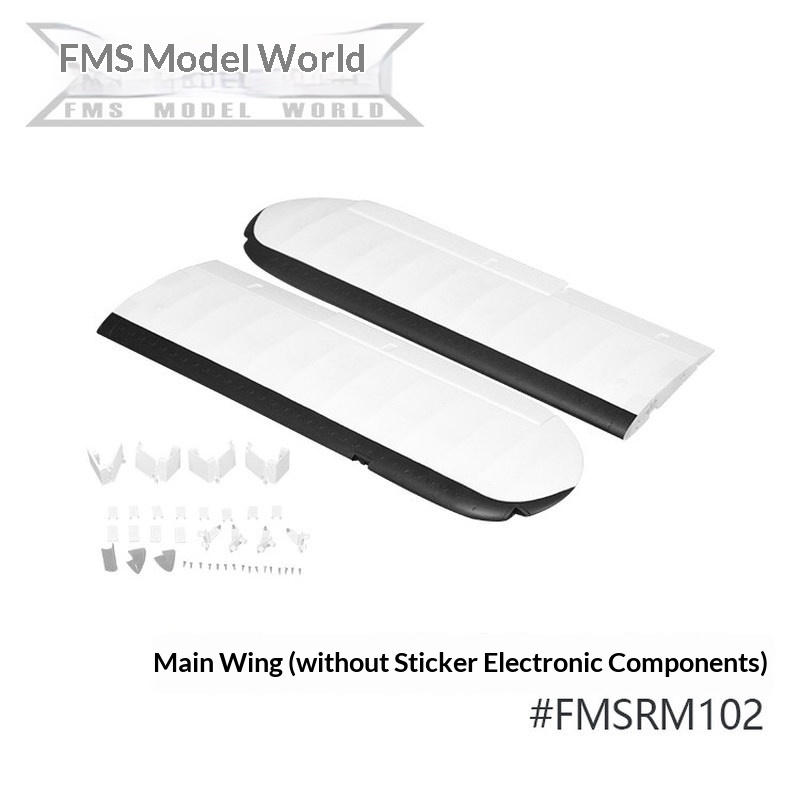 FMS RC Vliegtuig Decals Voor 1 - Drone Racing Motor recensie en prijs