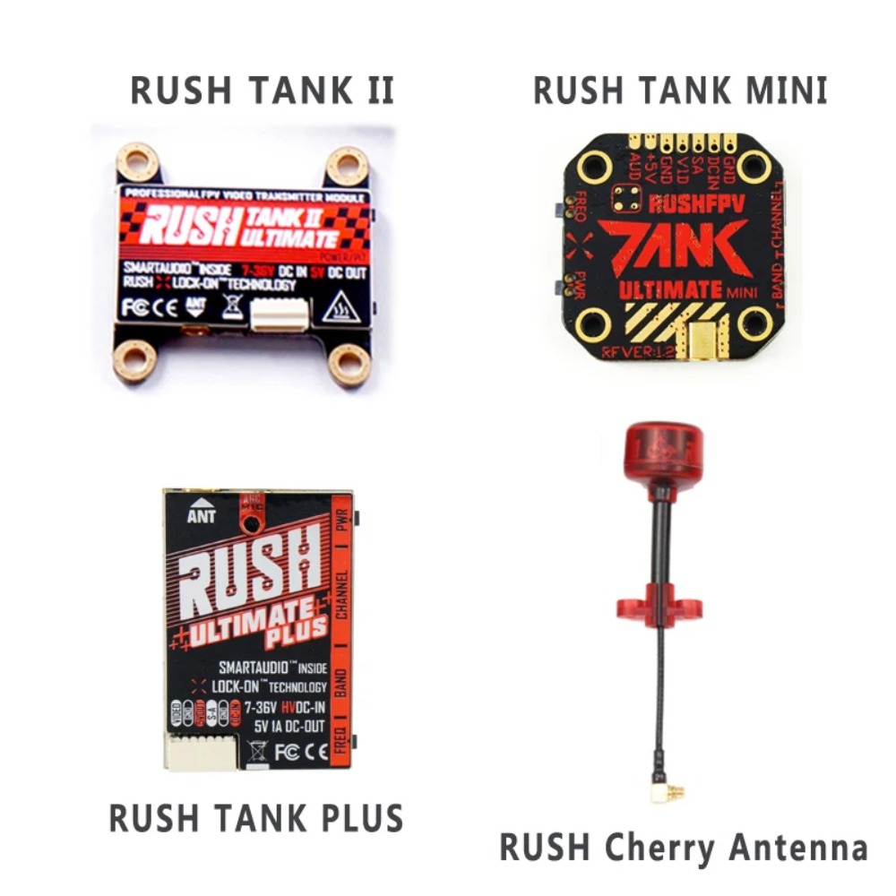 RUSH TANK Ultimate II/Mini/PLU - Drone Racing Transmitter recensie en prijs