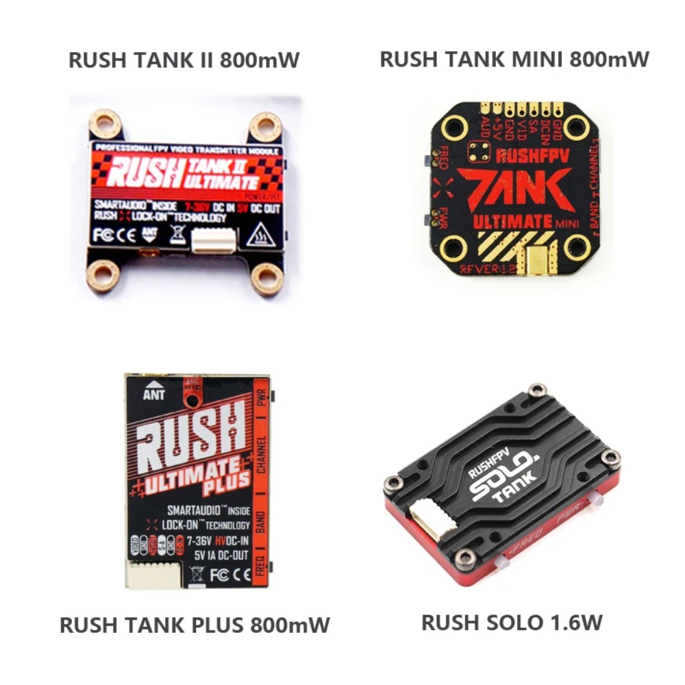 RUSH TANK Ultimate II/Mini/PLU - Drone Racing Transmitter recensie en prijs